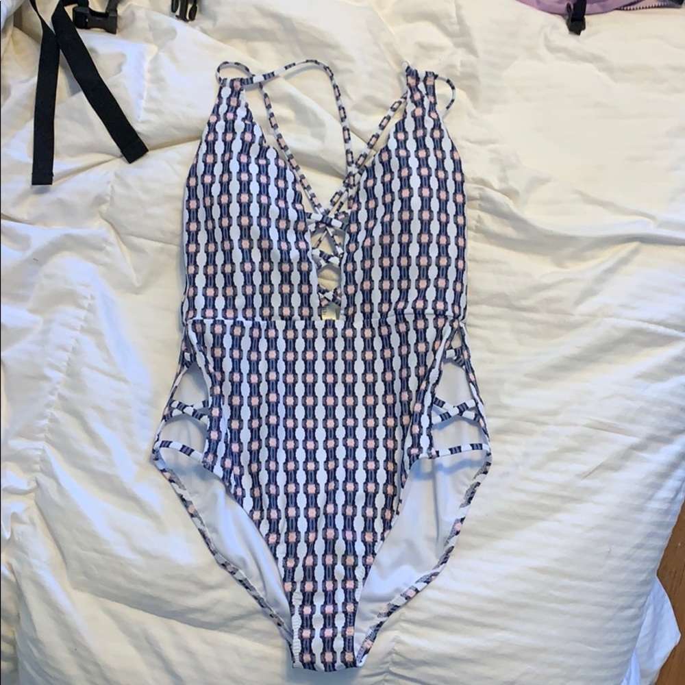 Jessica Simpson One Piece Bathing Suit